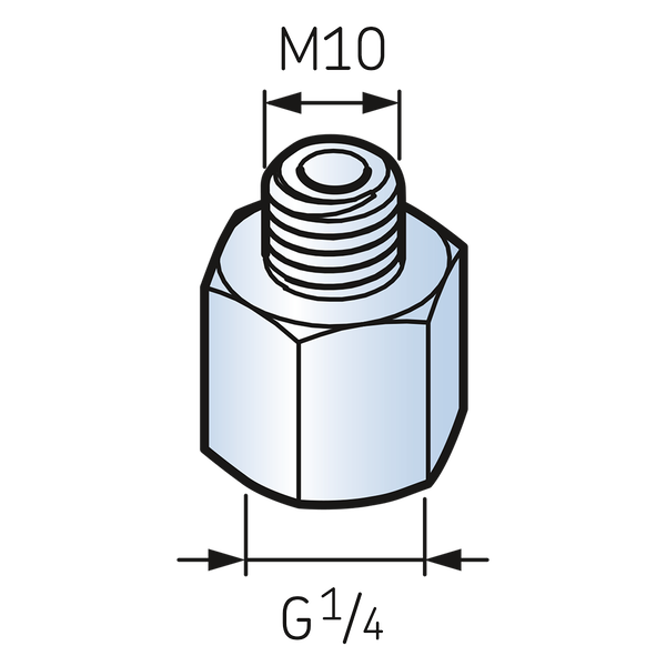 转接头 G1/4 - M10