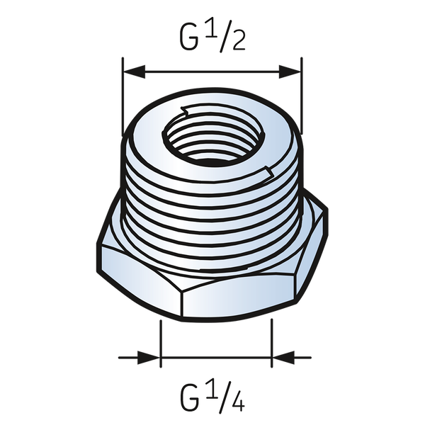 转接头 G1/4 – G1/2