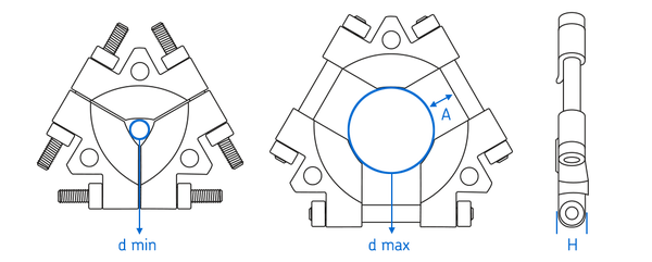 Extractor de rodamientos mecánico - TMMA series - SKF  Maintenance,Lubrication and Power Transmission - de 3 garras / interno