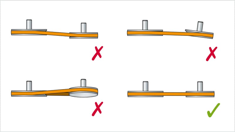 Poulie à gorge - SKF Maintenance,Lubrication and Power Transmission - pour  courroie trapézoïdale / en métal